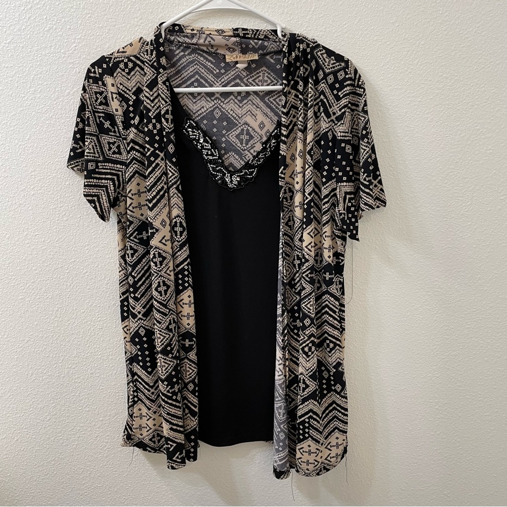 Lavish blouse black xl